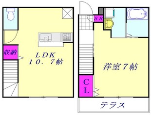 リブリ・チリエージョ　Ｄの物件間取画像